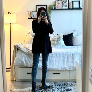 Zara Longline Black Blazer